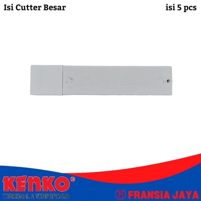 

Spesial Isi Pisau Cutter Besar 5 Pcs Kenko Hot Sale
