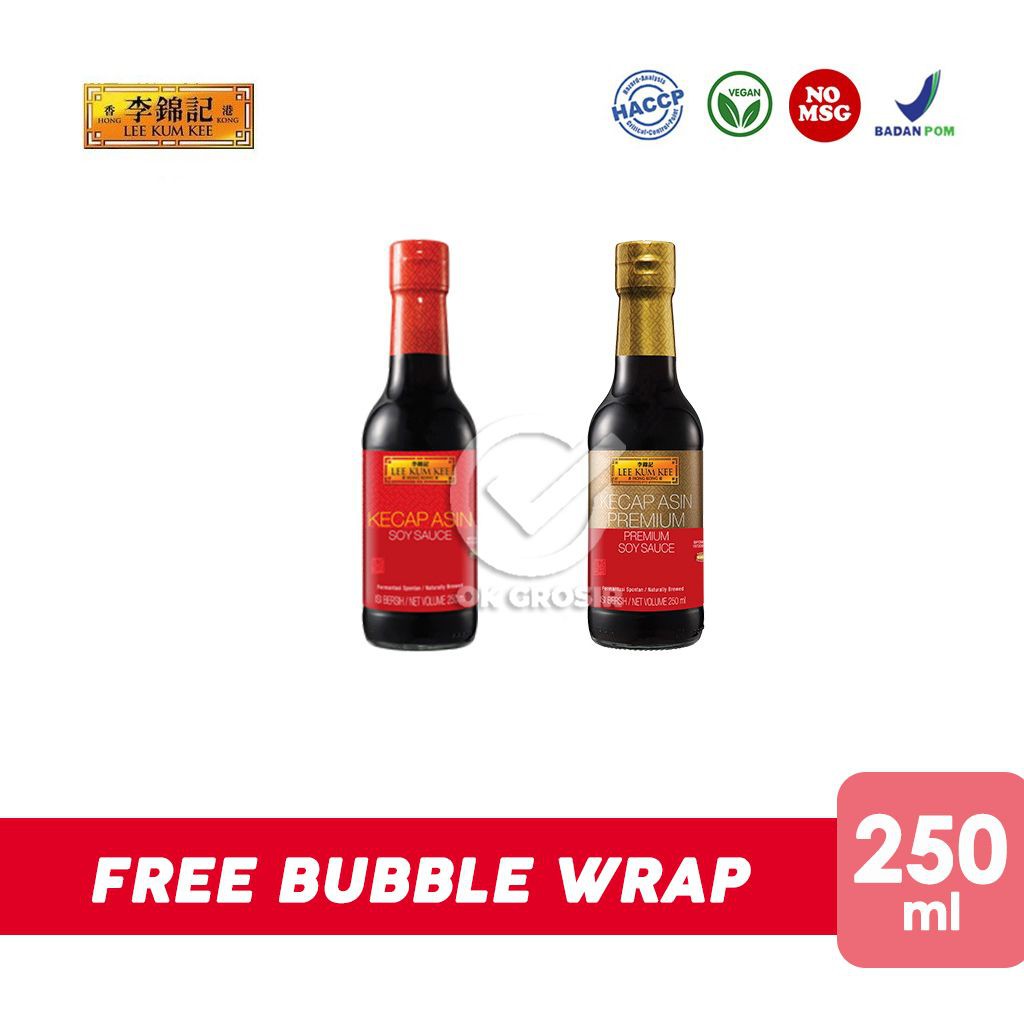 

Lee Kum Kee Soy Sauce / Kecap Asin Kacang Kedelai (Botol Kaca 250 ml)