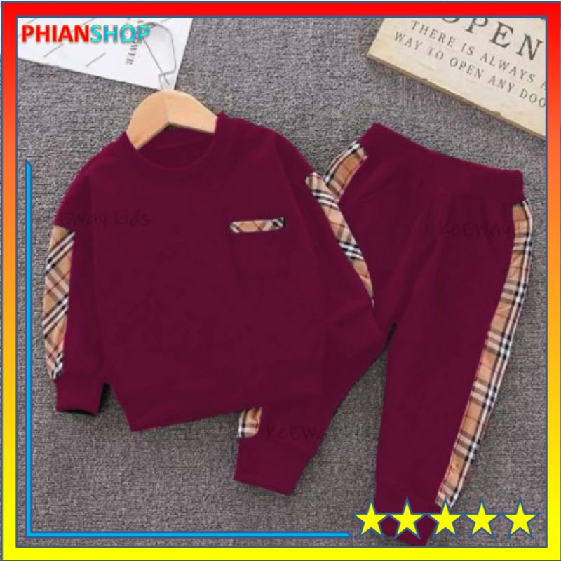 Baju set setelan anak cowok laki laki2 lengan celana panjang terbaru kekinian usia umur 2 3 4 tahun