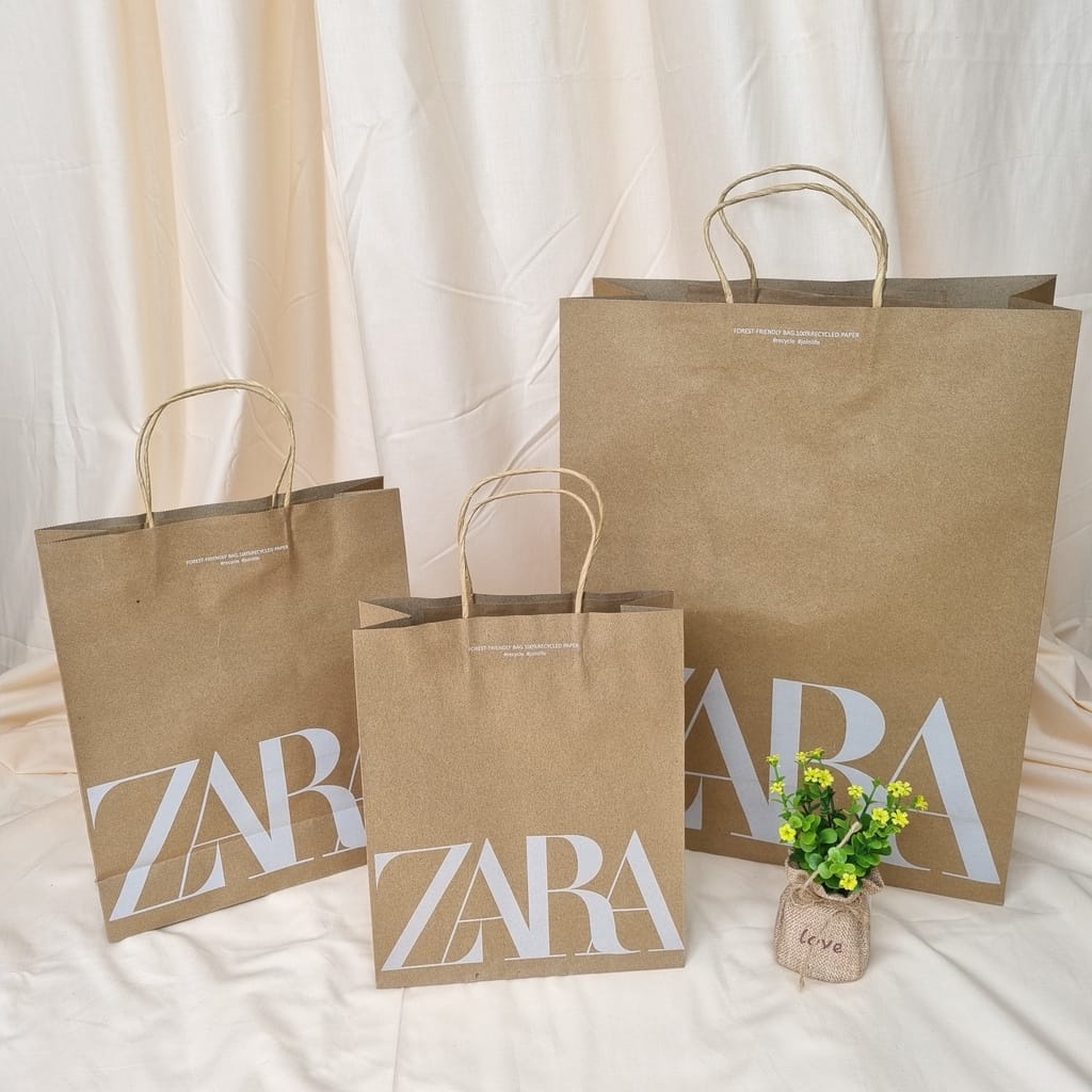 Tas Belanja Paper Bag / Paper Bag / Kantong Kado Ulang Tahun Size Small &amp; Big