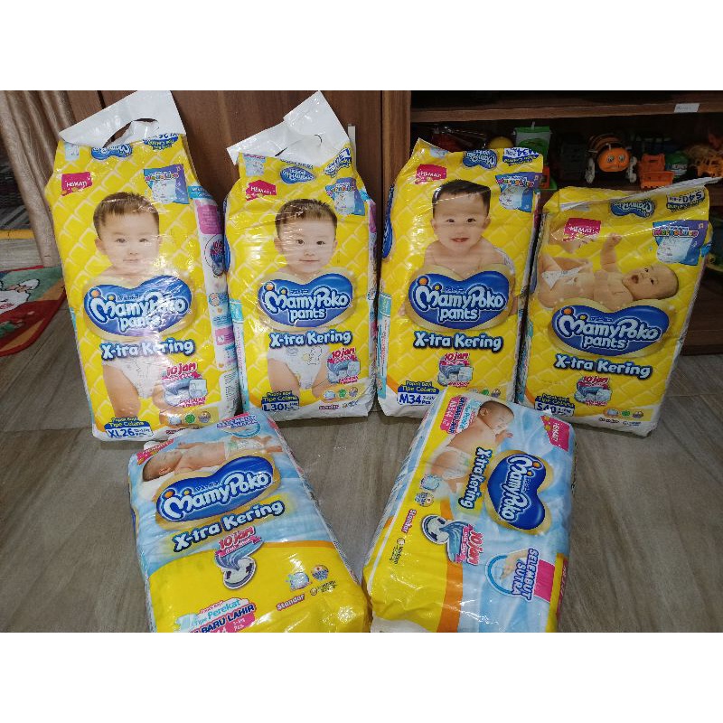 Farezky_outfit.id"Pampers Mamypoko S40, M34 ,L30"