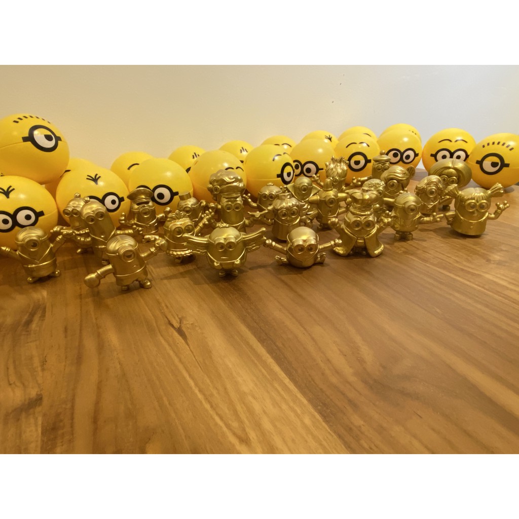 Full Set Gold only Minion Figure Happy Meal Mcdonald 2020