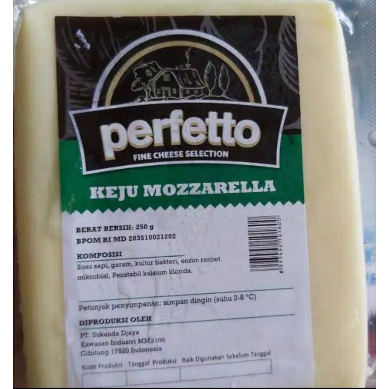 

Keju Mozzarella merk Perfetto