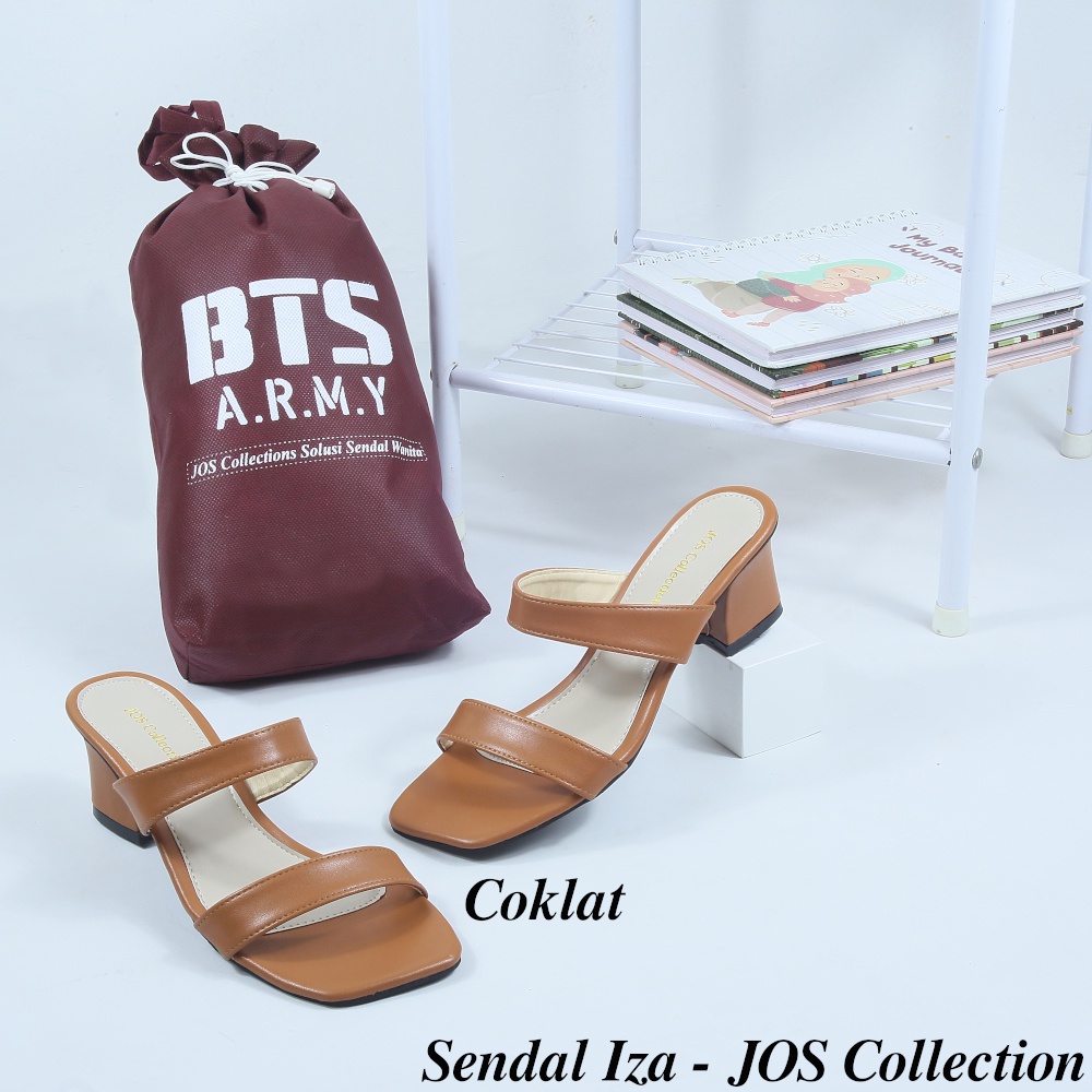 Sandal Heels Wanita Terbaru Tinggi 5 cm - Iza by JOS Collection