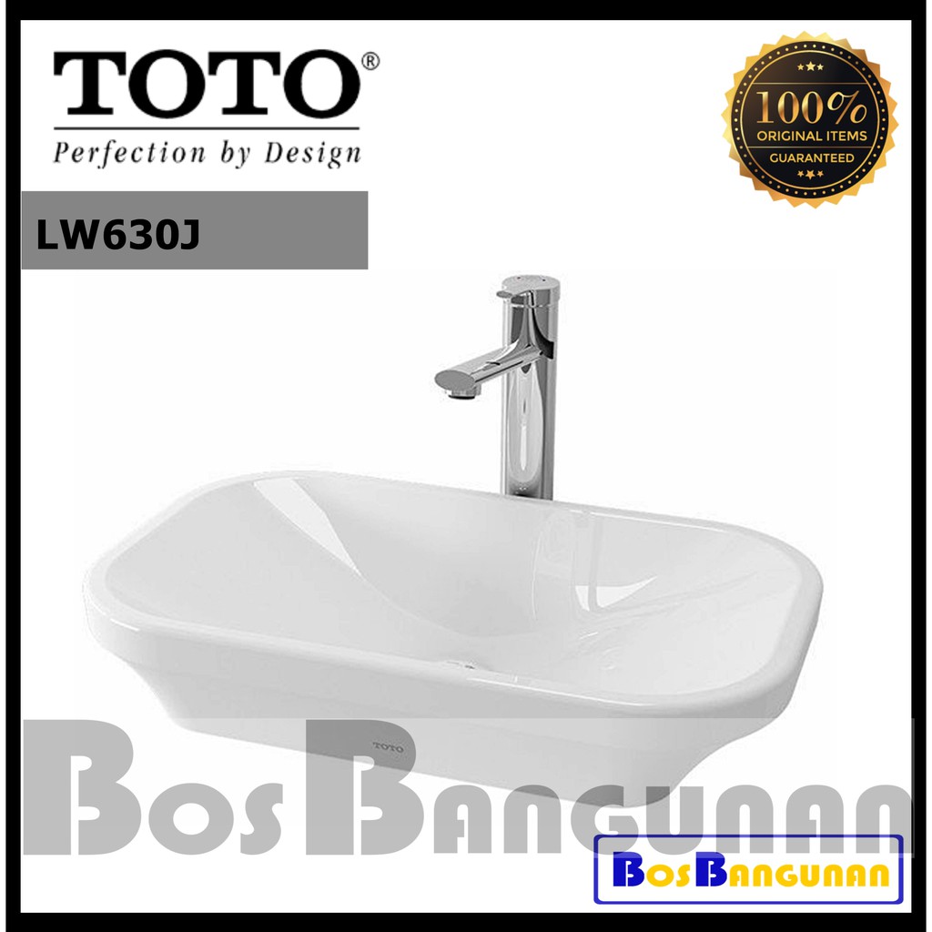 Wastafel Counter TOTO LW 630 J / Washtafel TOTO LW630J | Shopee Indonesia