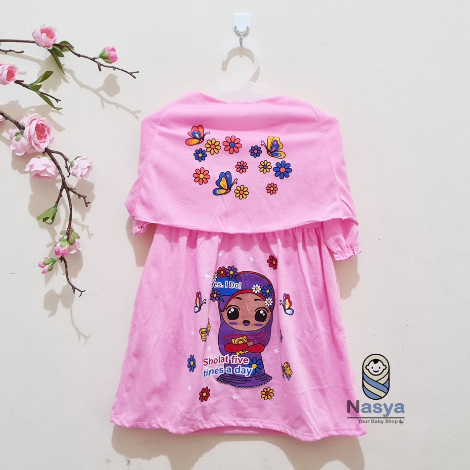 [N-025] Baju Bayi Perempuan MURAH / Gamis bayi (3-12 bulan)