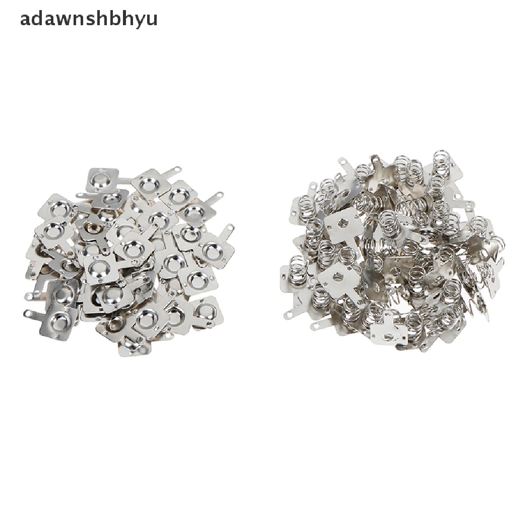 Adawnshbhyu 50pasang shrapnel AA Atau AAA battery spring Kontak Positif Dan Negatif