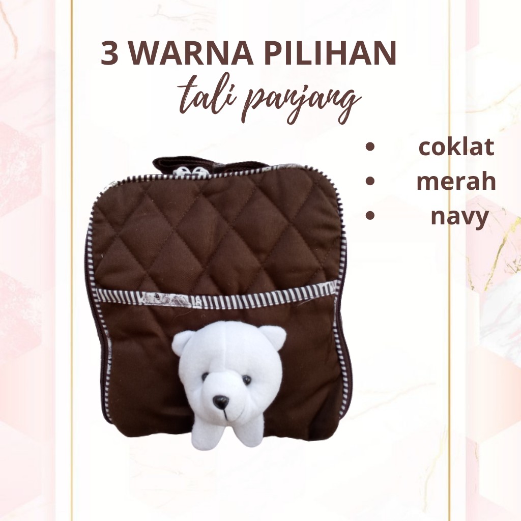 Tas Perlengkapan Bayi | Tas Bayi Kecil Motif Boneka