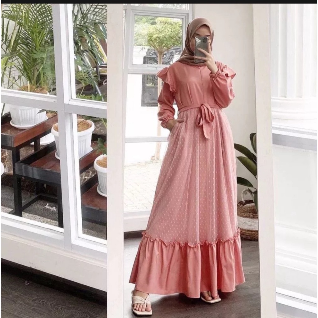 GAMIS KONDANGAN JUMBO | ANGEL MAXI | S M L XL XXL XXXL 5L