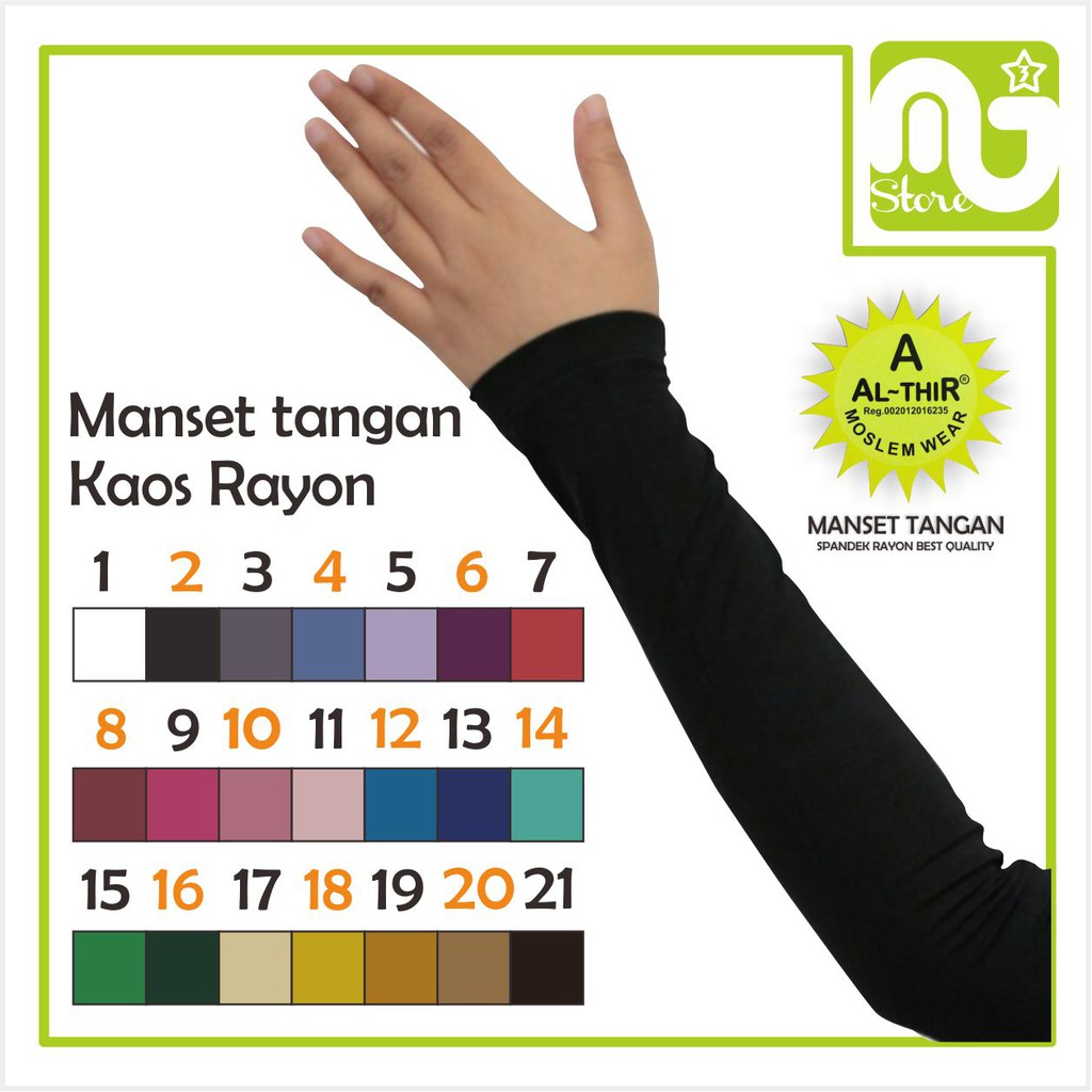  Manset  Tangan  Kaos  Rayon Shopee Indonesia