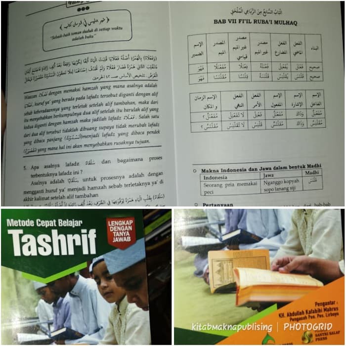 Judul: Metode Cepat Belajar Tasrif