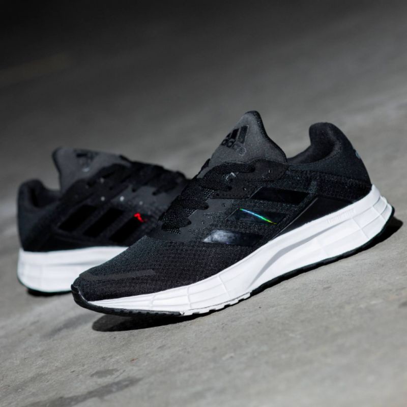 Adidas Duramo SL Black Black Sol White Original OEM / Sepatu Running Pria / Sepatu Olahraga Pria