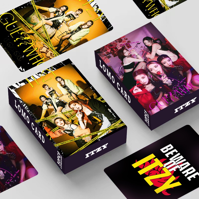 Itzy 30pcs Kartu Lomo Foto Album Beware of ITZY WHO