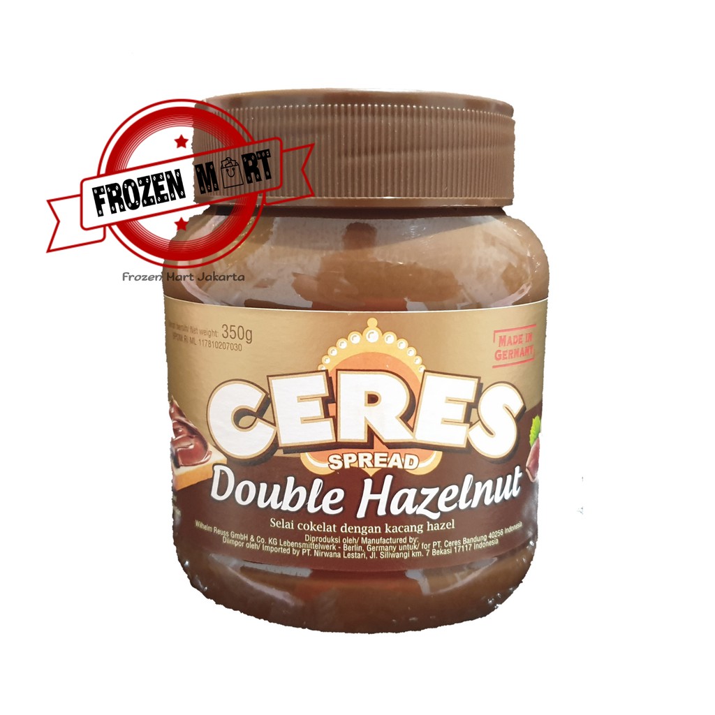 

CERES Choco Spread Double Hazelnut 350 Gr / Selai Ceres / Selai Coklat