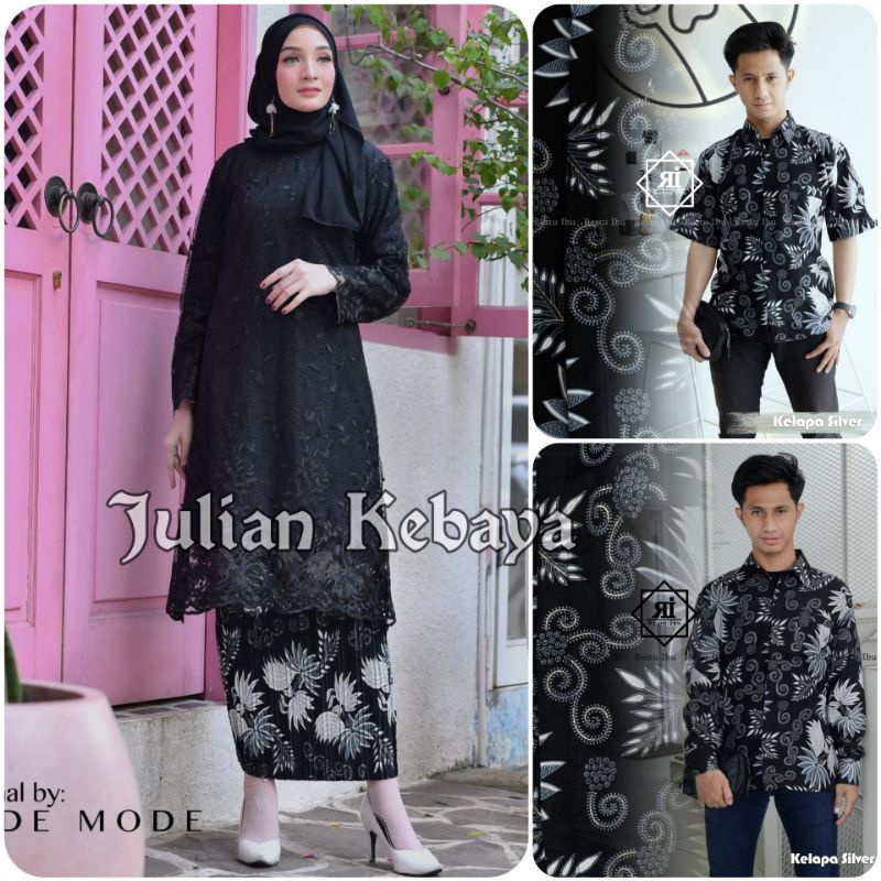 KEBAYA COUPLE / BAJU BATIK COUPLE KEBAYA TUNIK / BATIK COUPLE / KEBAYA TUNIK MODERN / COUPLE Baju Pe