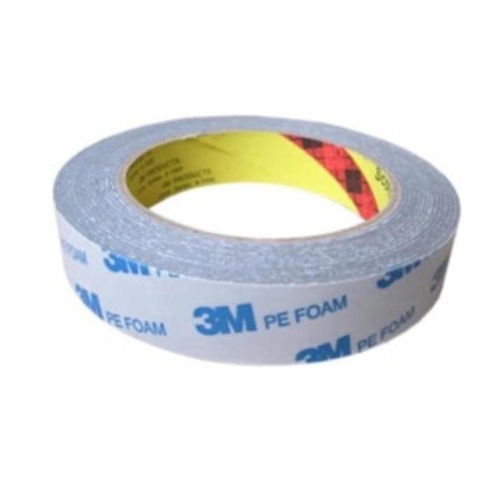 Perekat Lem Busa Timbal Balik Double Tape 3M Ukuran 20mm x 4.5 meter