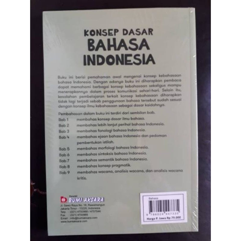 Konsep Dasar Bahasa Indonesia - Yunus Abidin-2
