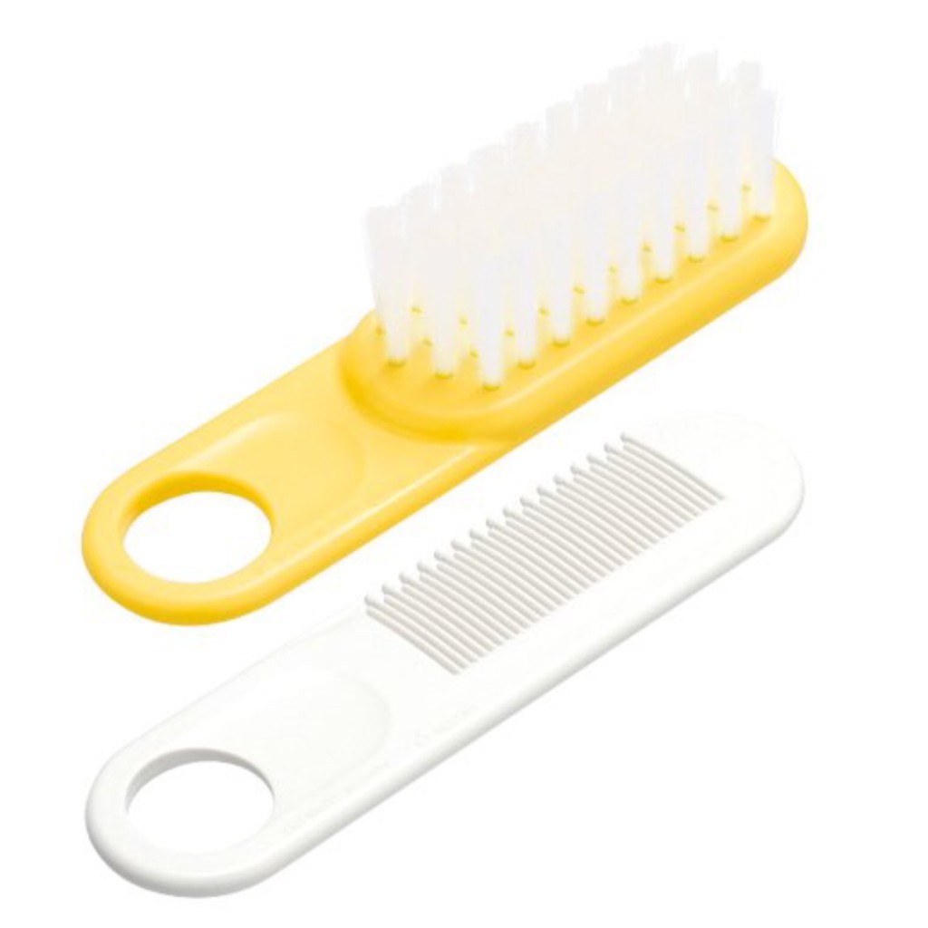 Pigeon - Comb &amp; Brush WHITE YELLOW