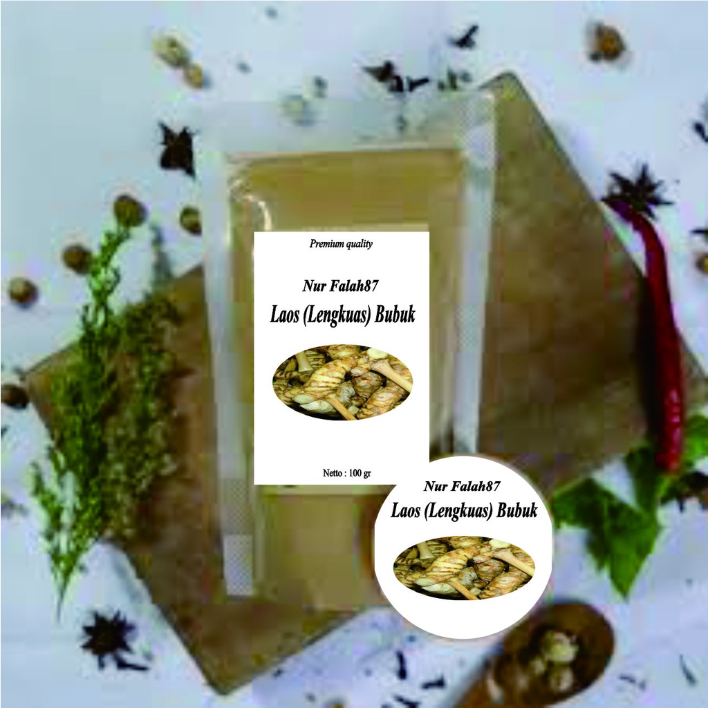 

Lengkuas atau Laos Bubuk Murni dan Jsr 100gr