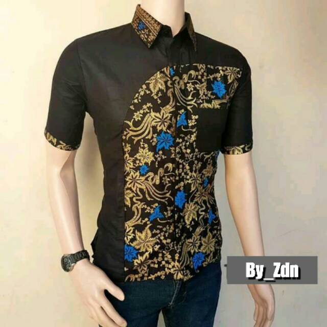 kemeja batik Risna HRB026 lengan pendek