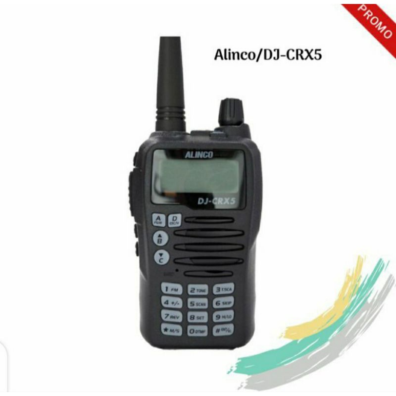 ALINCO DJ-CRX5 HT DUALBAND ORI ALINCO DJ CRX5 CRX 5 ORI GARANSI RESMI 100%