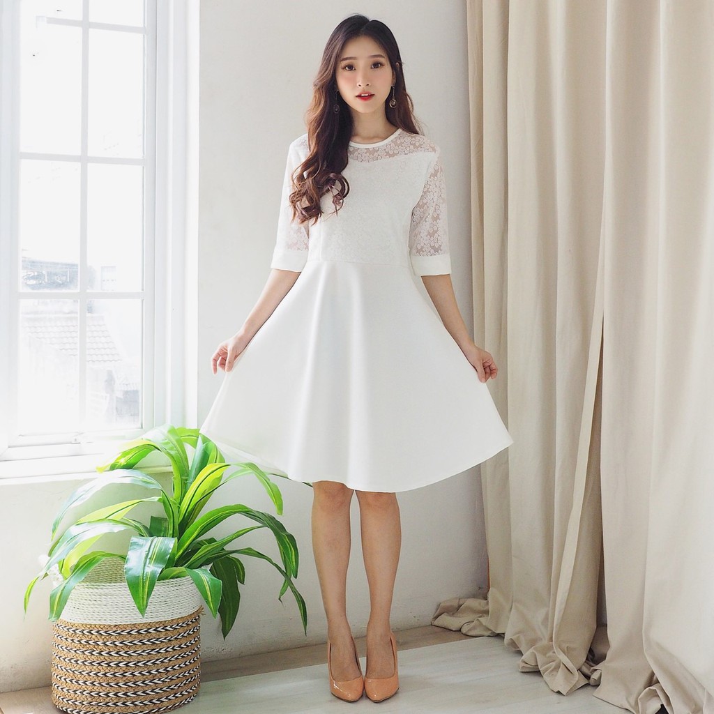 R923 - Lace Dress - 2 WARNA