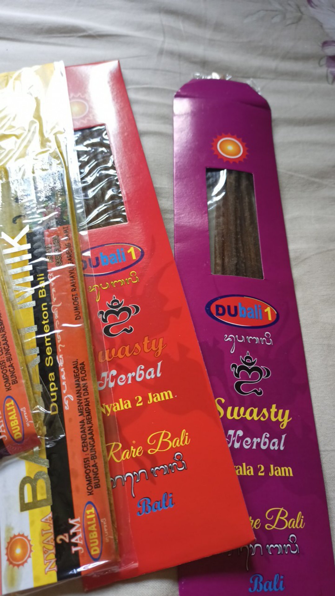 Aromaterapi Dupa Herbal Bali Dubali Swasty Ungu