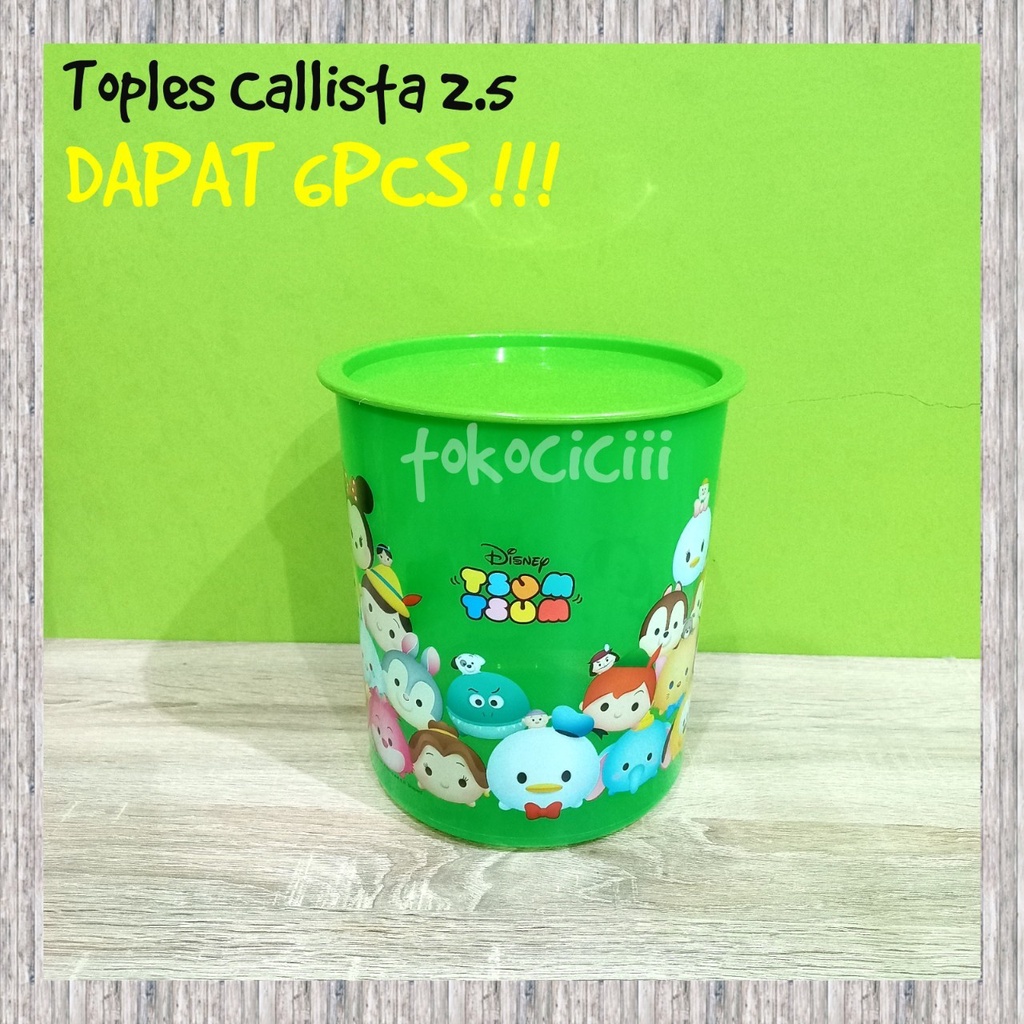 6PCS Toples Odate 2.5 toples jajan calista