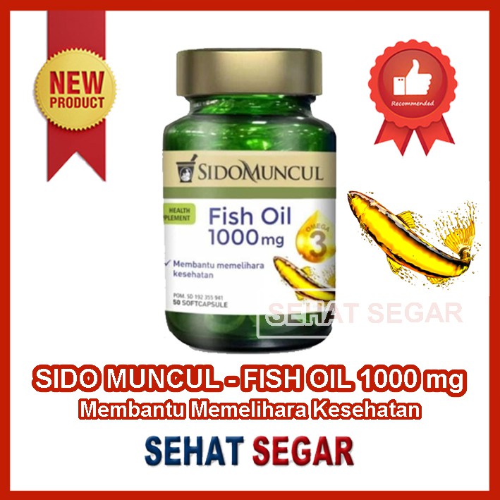 MINYAK IKAN SIDO MUNCUL - FISH OIL SIDOMUNCUL - Suplemen Kesehatan Dan Penambah Stamina - Omega 3