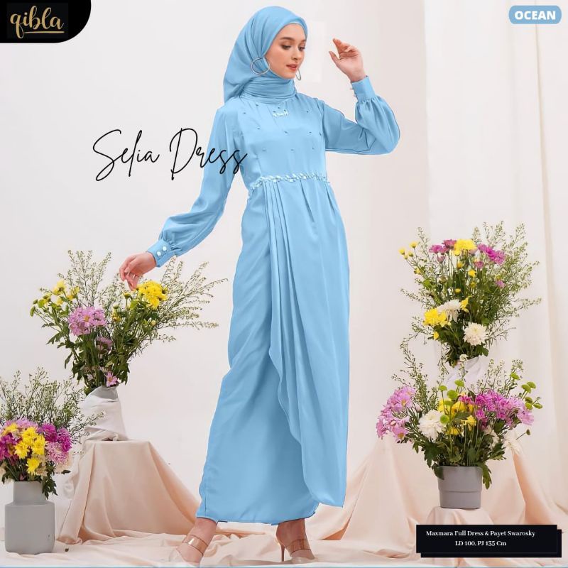 SELIA DRESS / DRESS BRIDESMAID / DRESS KONDANGAN / GAMIS PESTA / DRESS PESTA / GAMIS BRIDESMAID
