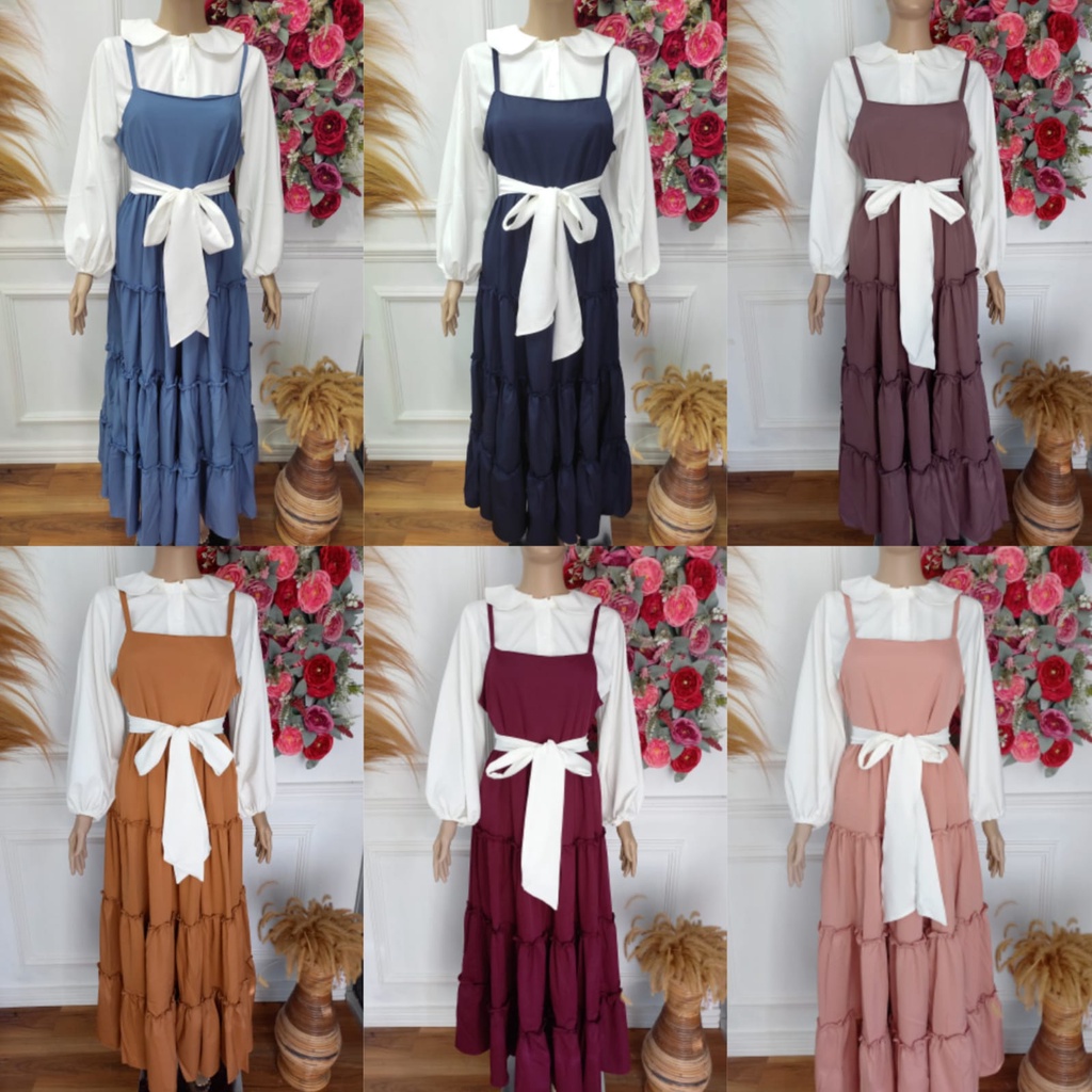 Amanda Dress Wofen Primadona All Size Busui Ori Arraffa Syari