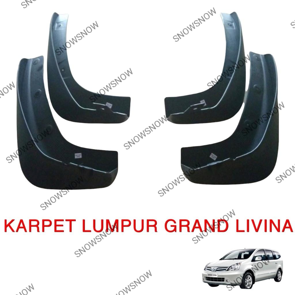 Mud Guard Nissan Grand Livina 2007 2012 Karpet Lumpur