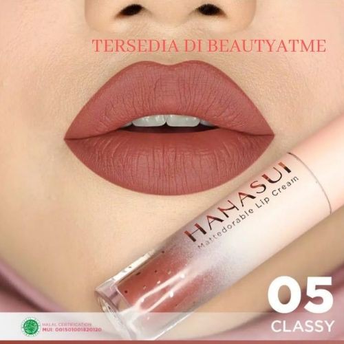 HANASUI MATTEDORABLE LIPCREAM NO.5 CLASSY - ORIGINAL