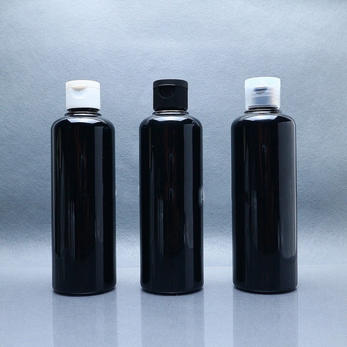 BABEE - BOTOL PLASTIK 250ML HITAM FLIPTOP / BOTOL FLIPTOP 250 ML HITAM / BOTOL WADAH ISI ULANG