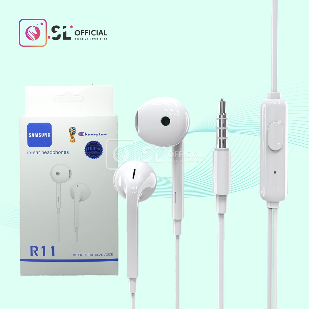 Headset Oppo R9 R11 Support All Tipe Hp / Headset Branded