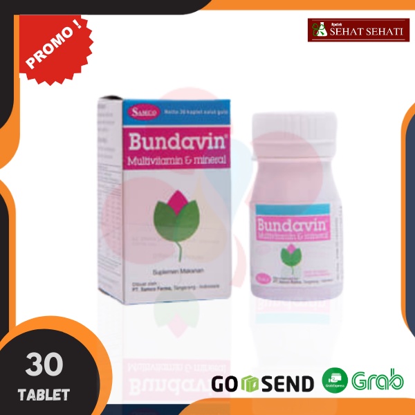 Jual Bundavin Vitamin Ibu Hamil Dan Menyusui 30 Tablet Shopee Indonesia