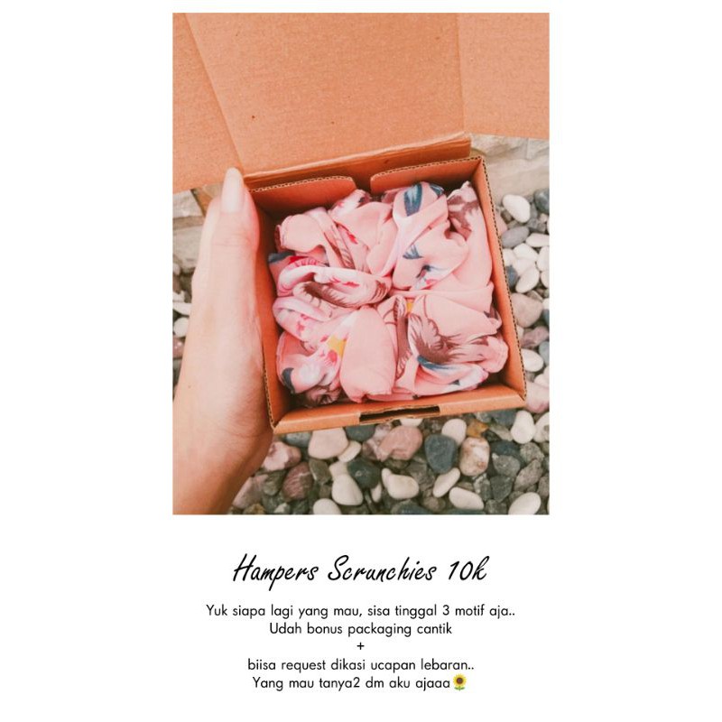 

[READY STOCK] MINI HAMPERS SET SCRUNCHIES