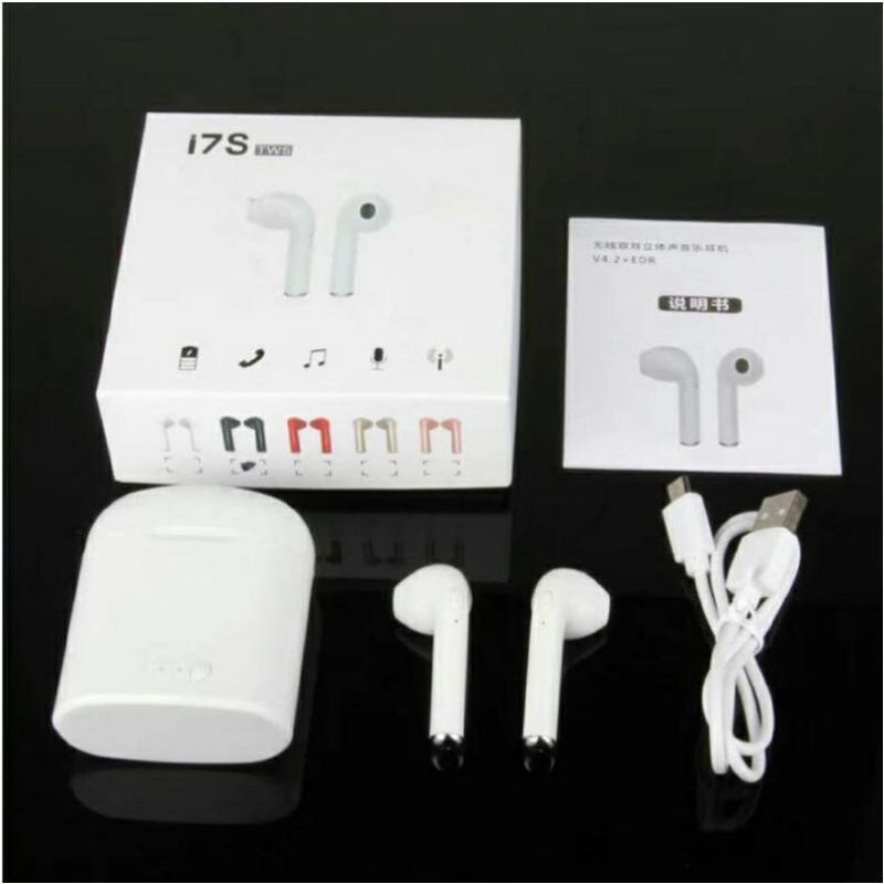 HEADSET BLUETOOTH  EARPHONE HENSET  i7S TWS