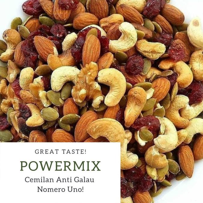 

Snack Healthy Pleasure Indonesia Powermix Best Seller 500g Laris