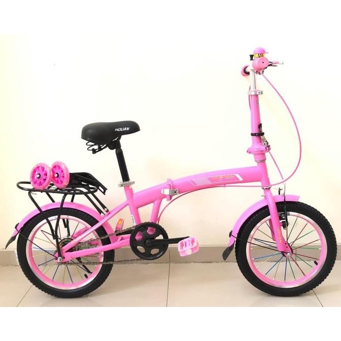 Sepeda Lipat Anak Perempuan Kouan 16 inch Original