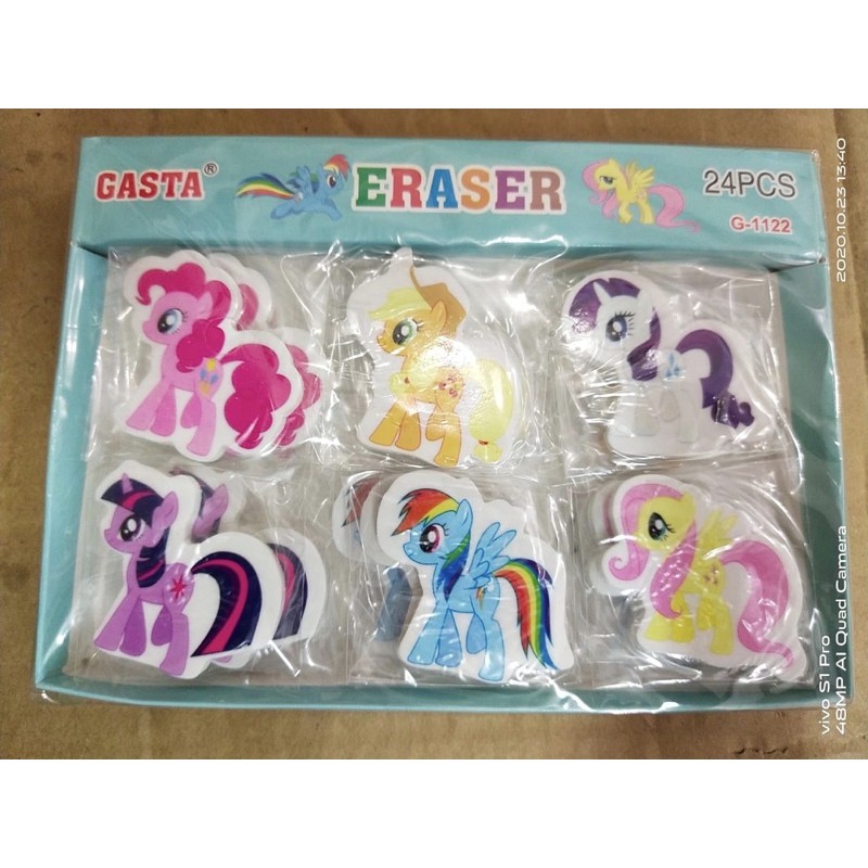 

penghapus pensil motif pony isi 24 pc