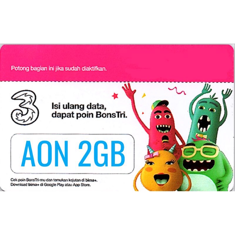 VOUCHER TRI AON 2GB
