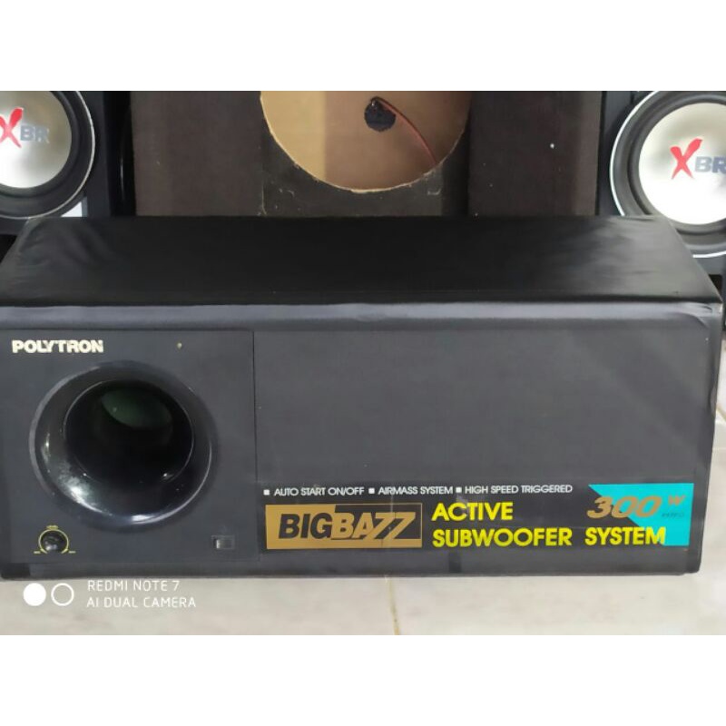 subwoofer polytron psw300 bekas