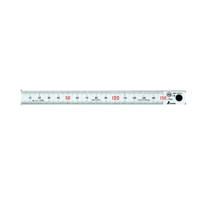 

Shinwa Penggaris 15 cm Stainless Steel Rule Hard Chrome JIS 13005