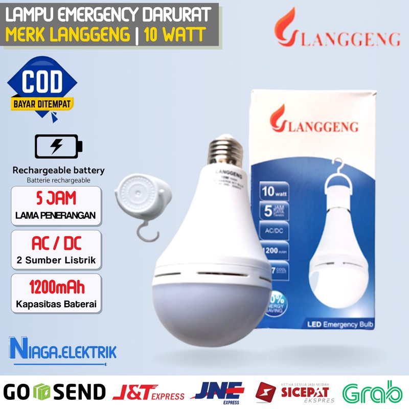Lampu LED Magic Bisa Tetap Nyala walau saat listrik mati/padam - Bohlam Darurat Emergency/Emergency 