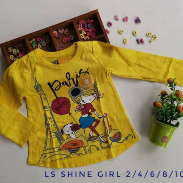 BAJU ANAK PEREMPUAN/KAOS TANGAN PANJANG/KAOS ANAK PEREMPUAN/ KAOS LENGAN PANJANG/BAJU ANAK/KAOS ANAK