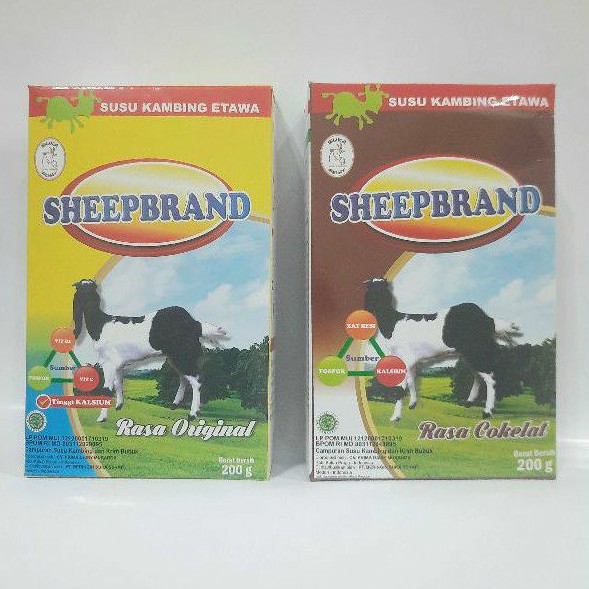 

Sheepbrand Susu Kambing Etawa 200gr