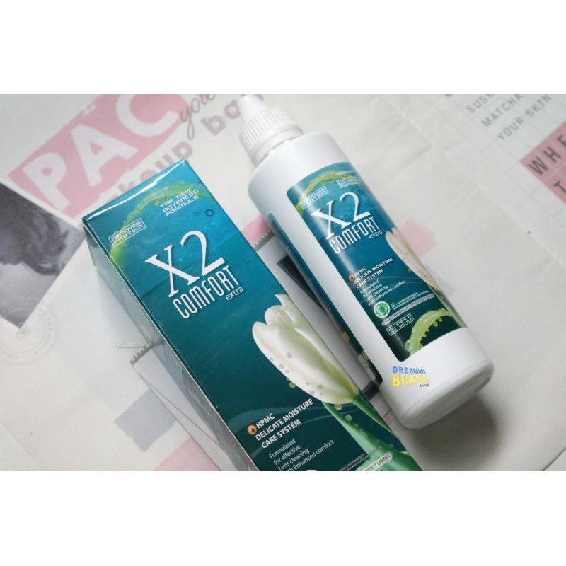 Cairan Softlens X2 120ml / Pembersih soflens x2 120ml