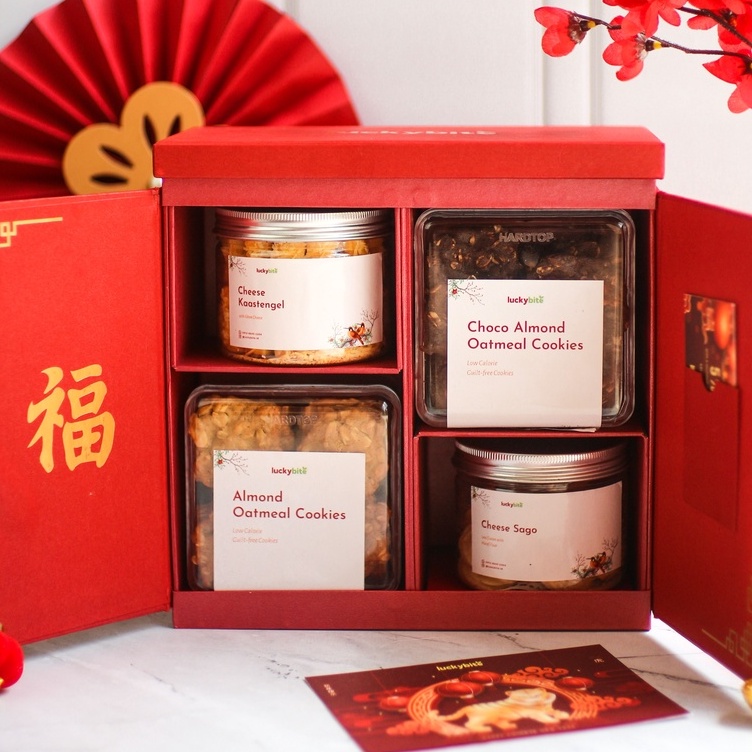 Hampers Imlek FORTUNE (福) SET - PREMIUM HARD BOX