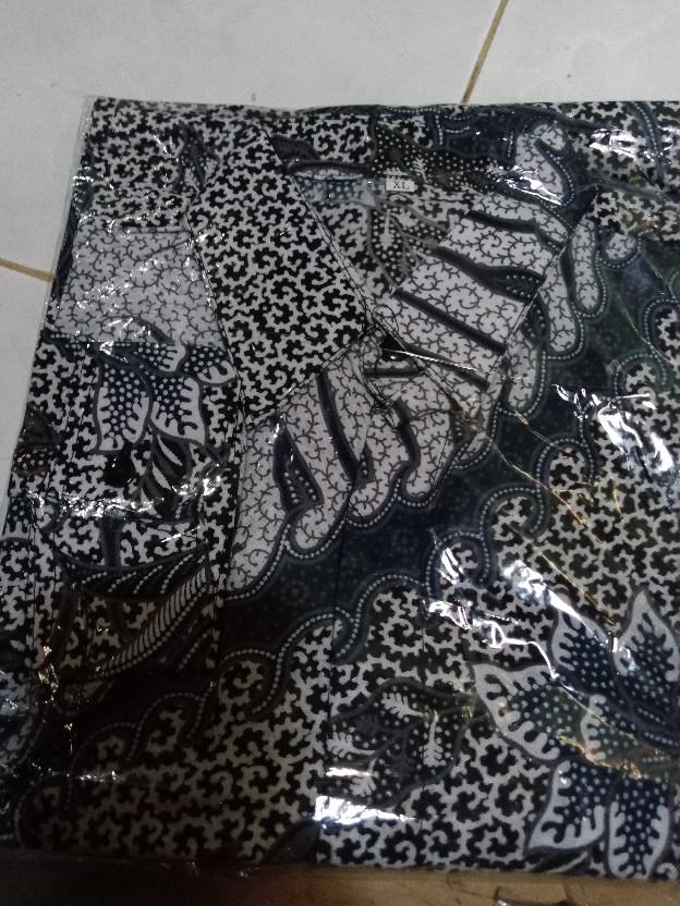 Kemeja Batik Pria Lengan Panjang Size M L Xl Xxl  Bswart Batik Hrb026